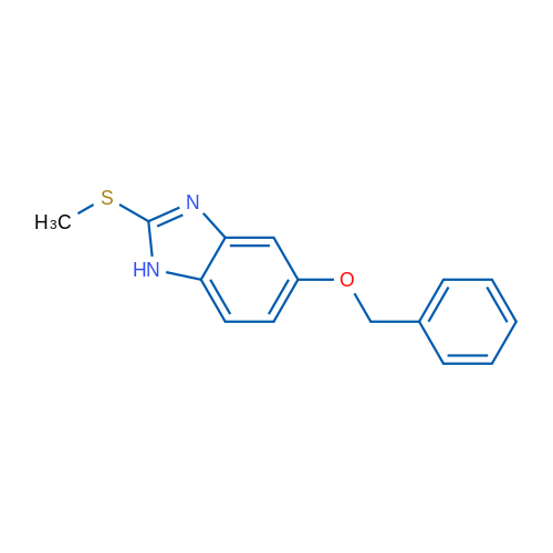 5-(Benzyloxy)-2-(methylthio)-1H-benzo[d]imidazole 1g