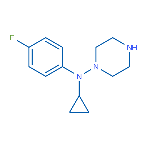 N-Cyclopropyl-N-(4-fluorophenyl)piperazin-1-amine 1g