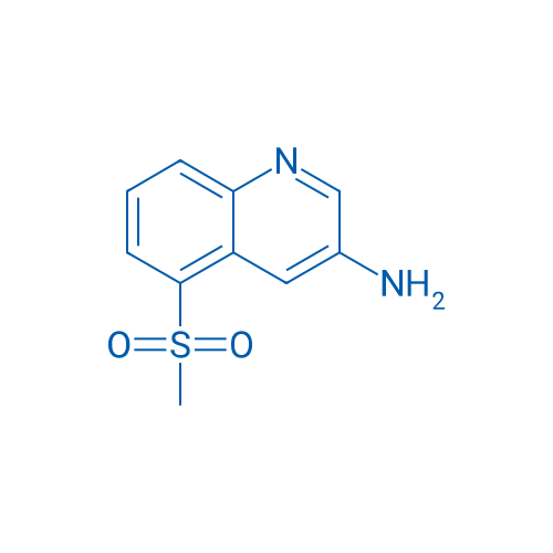 5-(Methylsulfonyl)quinolin-3-amine 250mg
