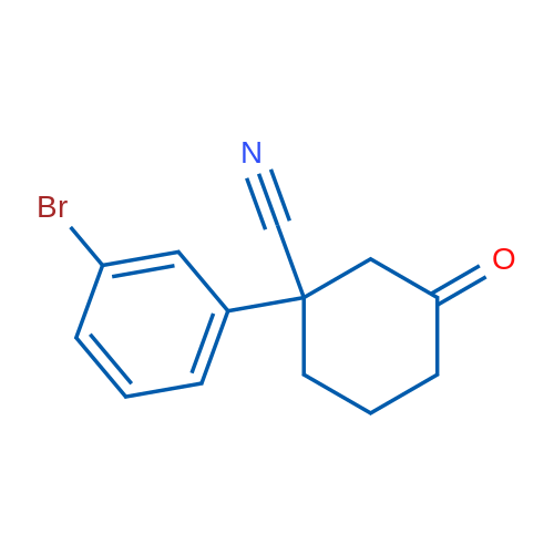 1-(3-Bromophenyl)-3-oxocyclohexanecarbonitrile 1g