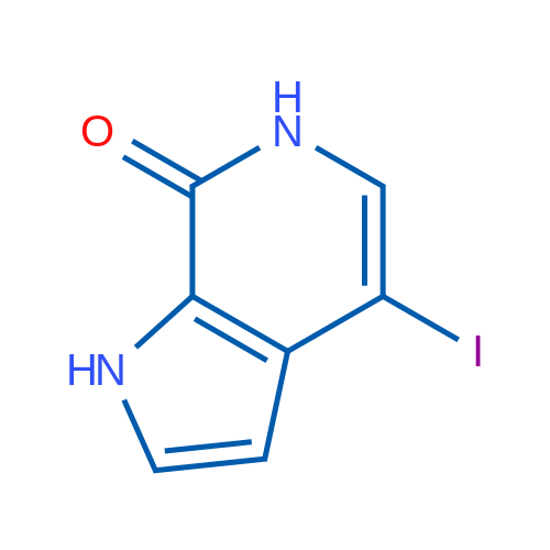 4-Iodo-1H-pyrrolo[2,3-c]pyridin-7(6H)-one 1g