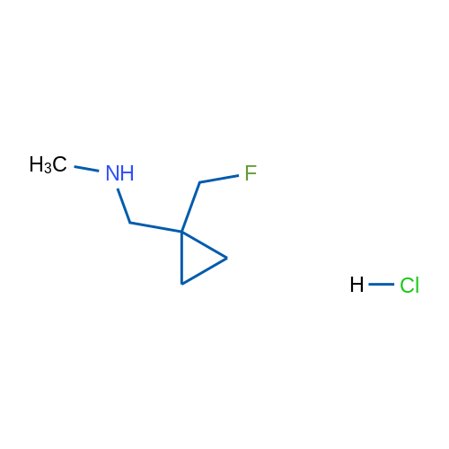 1-(1-(Fluoromethyl)cyclopropyl)-N-methylmethanamine hydrochloride 250mg