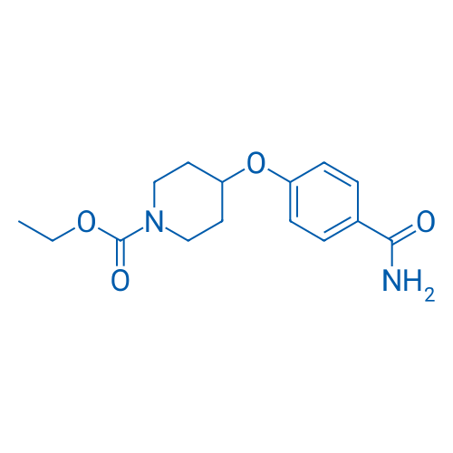 Ethyl 4-(4-carbamoylphenoxy)piperidine-1-carboxylate 1g