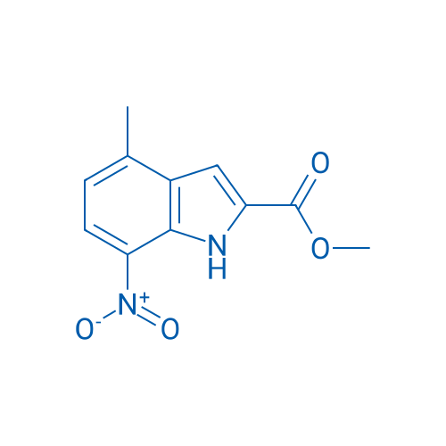 Methyl 4-methyl-7-nitro-1H-indole-2-carboxylate 100mg