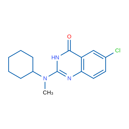 6-Chloro-2-(cyclohexyl(methyl)amino)quinazolin-4(3H)-one 1g