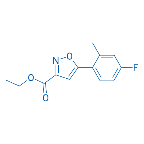 Ethyl 5-(4-fluoro-2-methylphenyl)isoxazole-3-carboxylate 1g