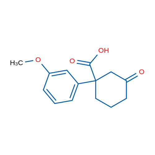 1-(3-Methoxyphenyl)-3-oxocyclohexanecarboxylic acid 1g