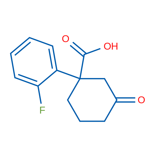1-(2-Fluorophenyl)-3-oxocyclohexanecarboxylic acid 1g