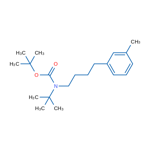 tert-Butyl tert-butyl(4-(m-tolyl)butyl)carbamate 1g