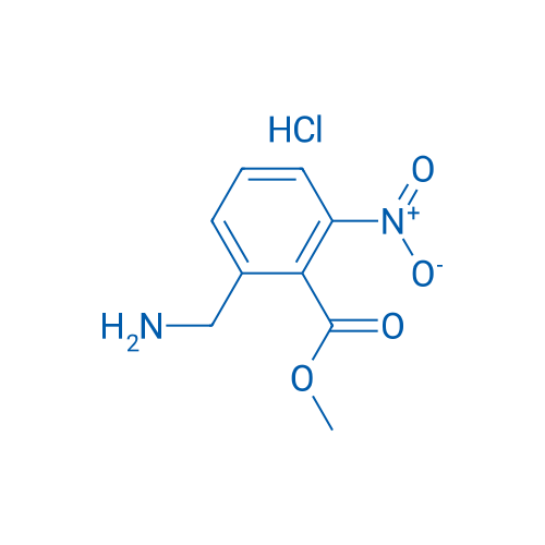 Methyl 2-(aminomethyl)-6-nitrobenzoate hydrochloride 250mg