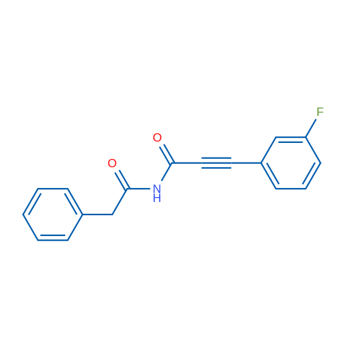 3-(3-Fluorophenyl)-N-(2-phenylacetyl)propiolamide 1g