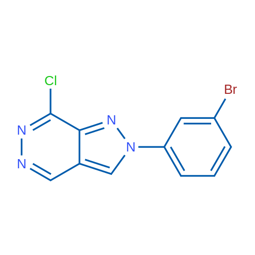 2-(3-Bromophenyl)-7-chloro-2H-pyrazolo[3,4-d]pyridazine 1g