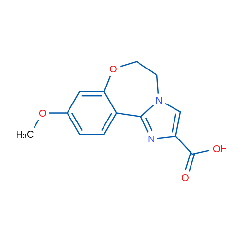 9-Methoxy-5,6-dihydrobenzo[f]imidazo[1,2-d][1,4]oxazepine-2-carboxylic acid 1g