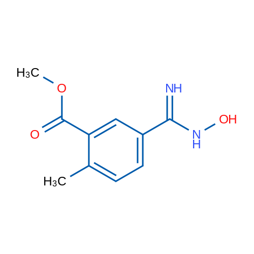 Methyl 5-(N-hydroxycarbamimidoyl)-2-methylbenzoate 1g