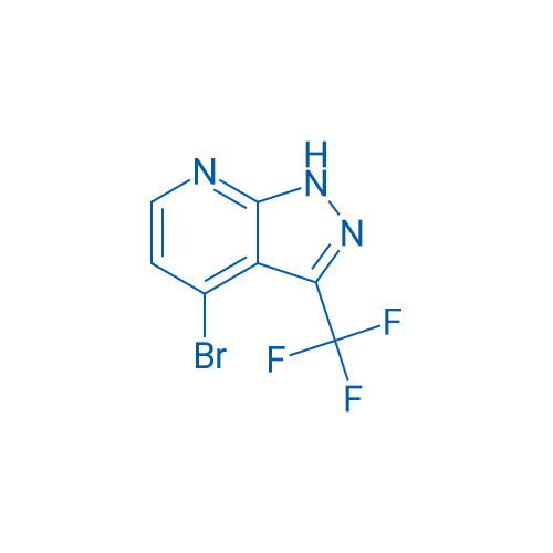 4-Bromo-3-(trifluoromethyl)-1H-pyrazolo[3,4-b]pyridine 50mg