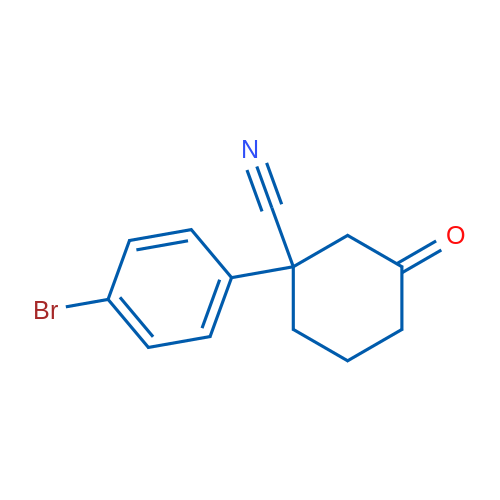 1-(4-Bromophenyl)-3-oxocyclohexanecarbonitrile 1g