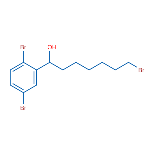 7-Bromo-1-(2,5-dibromophenyl)heptan-1-ol 1g