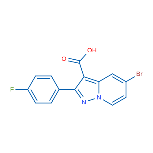 5-Bromo-2-(4-fluorophenyl)pyrazolo[1,5-a]pyridine-3-carboxylic acid 1g