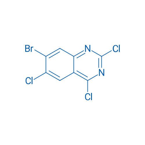 7-Bromo-2,4,6-trichloroquinazoline 250mg