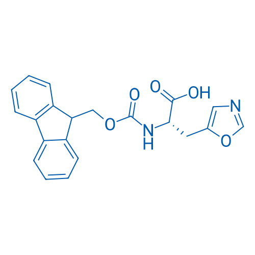 (S)-2-((((9H-Fluoren-9-yl)methoxy)carbonyl)amino)-3-(oxazol-5-yl)propanoic acid 50mg