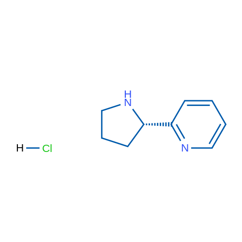 (S)-2-(Pyrrolidin-2-yl)pyridine hydrochloride 250mg