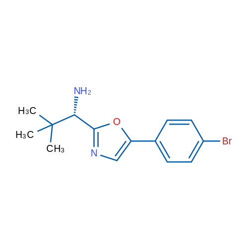 (S)-1-(5-(4-Bromophenyl)oxazol-2-yl)-2,2-dimethylpropan-1-amine 1g