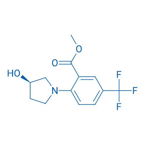 (R)-Methyl 2-(3-hydroxypyrrolidin-1-yl)-5-(trifluoromethyl)benzoate 1g