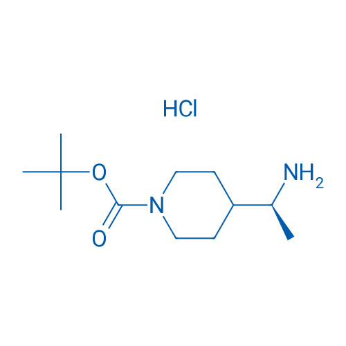 (S)-tert-Butyl 4-(1-aminoethyl)piperidine-1-carboxylate hydrochloride 100mg