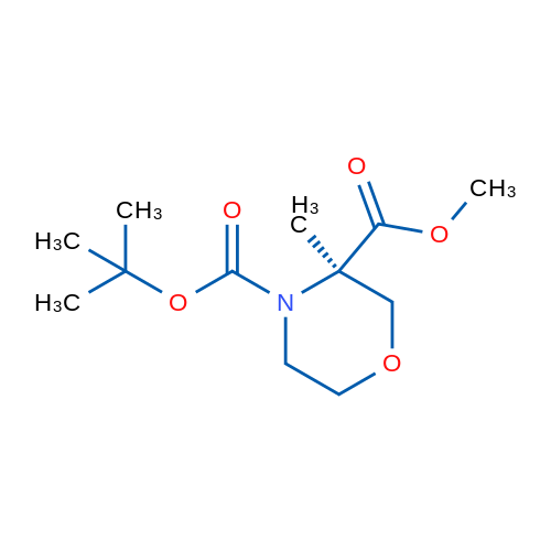 (R)-4-tert-Butyl 3-methyl 3-methylmorpholine-3,4-dicarboxylate 1g