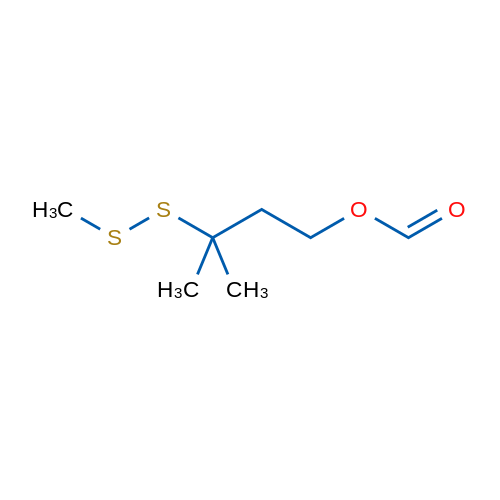 3-METHYL-3-(METHYLDISULFANYL)BUTYL FORMATE 1g