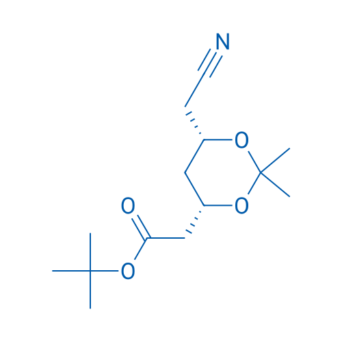 tert-Butyl 2-((4S,6S)-6-(cyanomethyl)-2,2-dimethyl-1,3-dioxan-4-yl)acetate 50mg