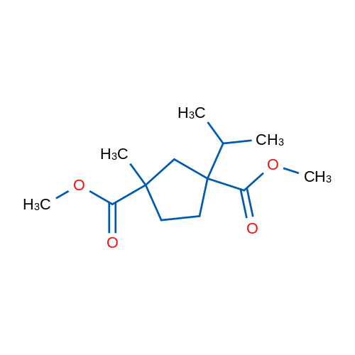 Dimethyl 1-isopropyl-3-methylcyclopentane-1,3-dicarboxylate 25mg