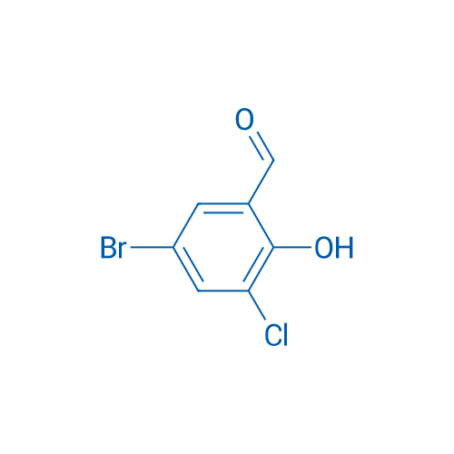 5-Bromo-3-chloro-2-hydroxybenzaldehyde 250mg