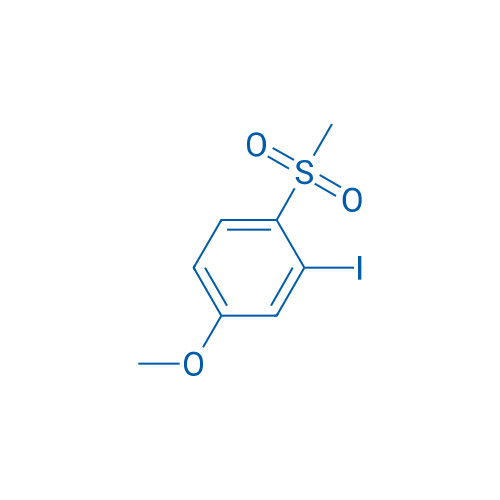 2-Iodo-4-methoxy-1-(methylsulfonyl)benzene 250mg