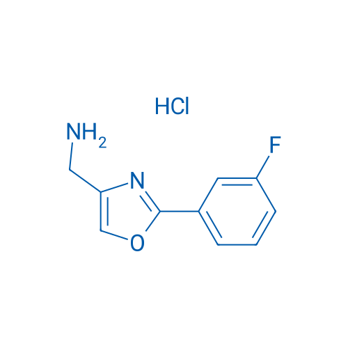 2-(3-Fluoro-phenyl)-oxazol-4-yl-methylamine hydrochloride 1g