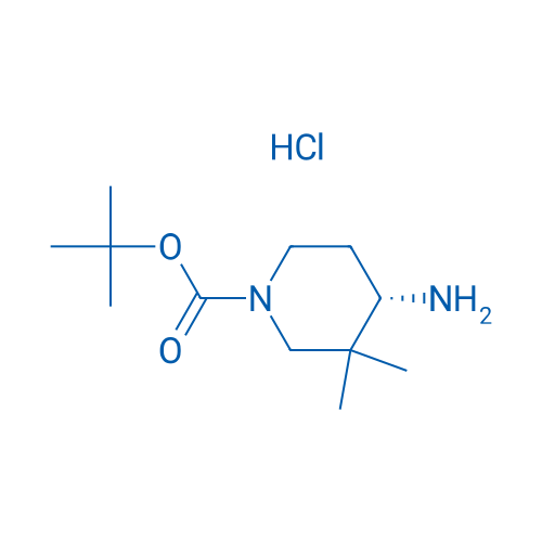 (S)-4-Amino-3,3-dimethyl-piperidine-1-carboxylic acid tert-butyl ester hydrochloride 1g
