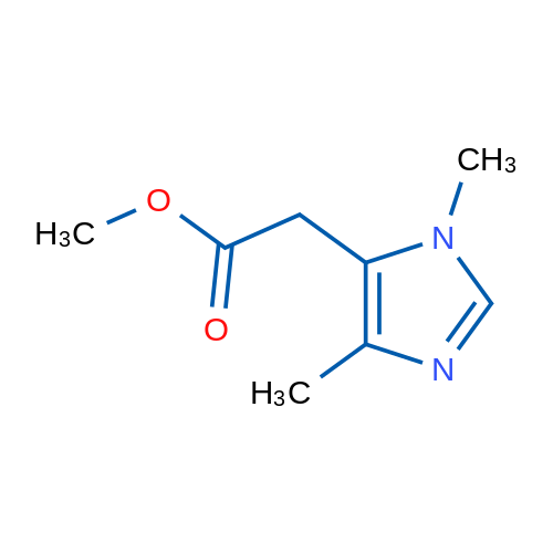 Methyl 2-(1,4-dimethyl-1H-imidazol-5-yl)acetate 1g