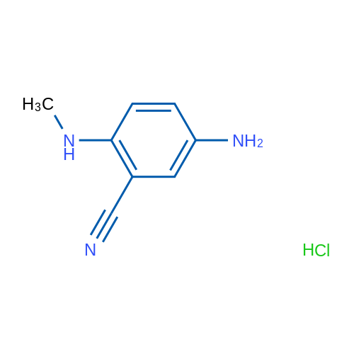 5-AMino-2-(methylamino)benzonitrile hydrochloride 1g