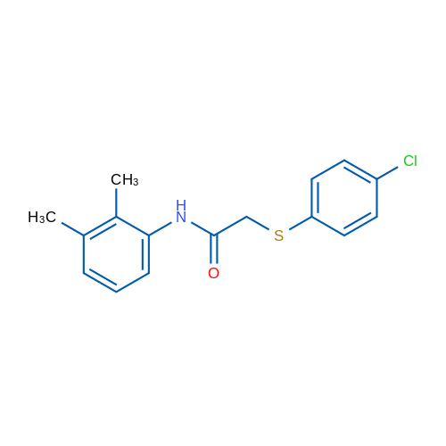 2-[(4-Chlorophenyl)sulfanyl]-N-(2,3-dimethylphenyl)acetamide 1g