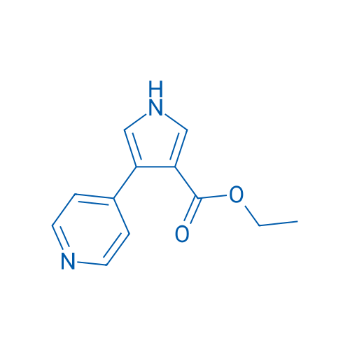 Ethyl 4-(pyridin-4-yl)-1H-pyrrole-3-carboxylate 1g