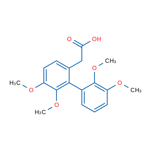 2-(2',3',5,6-Tetramethoxy-[1,1'-biphenyl]-2-yl)acetic acid 1g