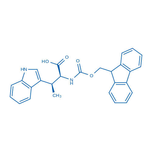 (2S,3S)-2-((((9H-Fluoren-9-yl)methoxy)carbonyl)amino)-3-(1H-indol-3-yl)butanoic acid 250mg