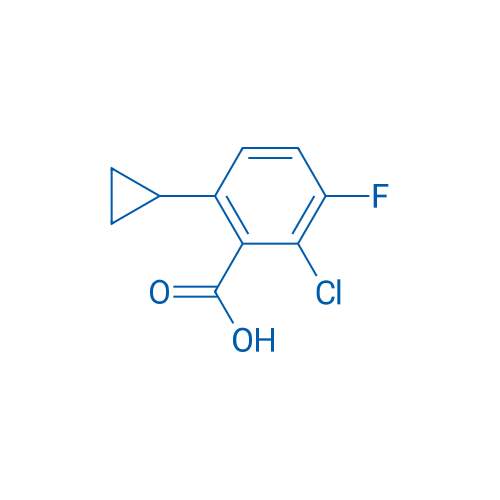 2-Chloro-6-cyclopropyl-3-fluorobenzoic acid 250mg