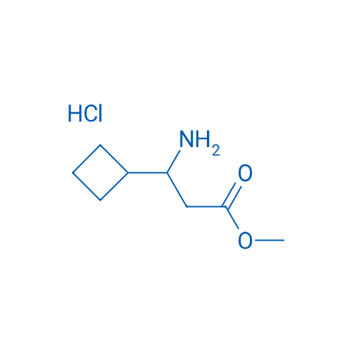 Methyl 3-amino-3-cyclobutylpropanoate hydrochloride 250mg