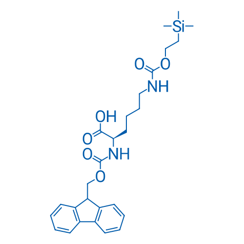 Fmoc-D-Lys(Teoc)-OH 100mg