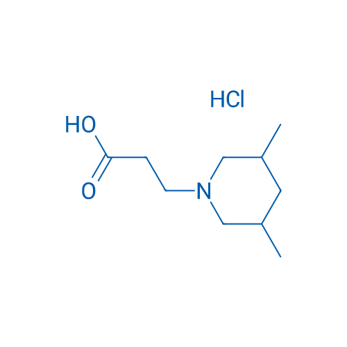 1-PIperidinepropanoic acid, 3,5-dimethyl-, hydrochloride 1g
