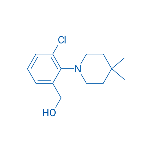 3-Chloro-2-(4,4-dimethyl-1-piperidinyl)benzyl alcohol 1g