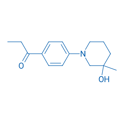 1-(4-(3-hydroxy-3-methylpiperidin-1-yl)phenyl)propan-1-one 250mg