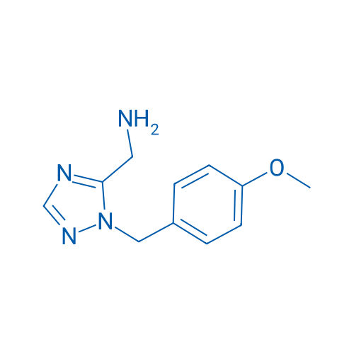 (1-(4-Methoxybenzyl)-1H-1,2,4-triazol-5-yl)methanamine 250mg