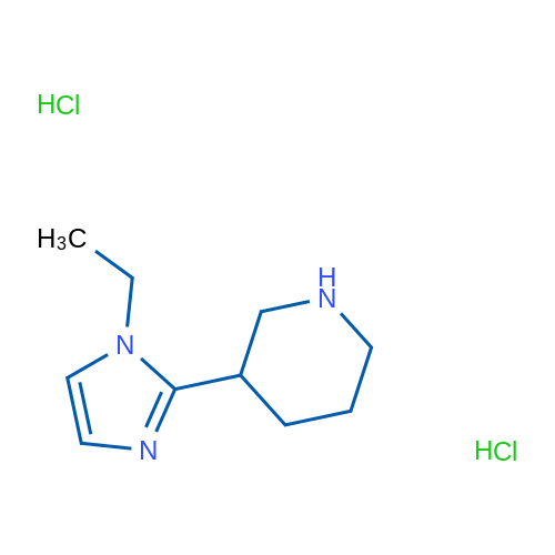 3-(1-EThyl-1h-imidazol-2-yl)piperidine dihydrochloride 250mg